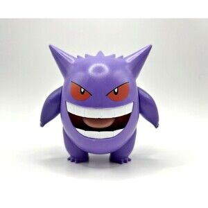 Pokemon GENGAR Battle Feature 4.5" Action Figure 2018 Purple Tongue Action